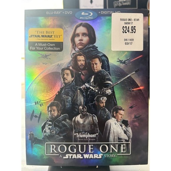 Blu-Ray + DVD + Digital | Star Wars Rogue One - Picture 1 of 3
